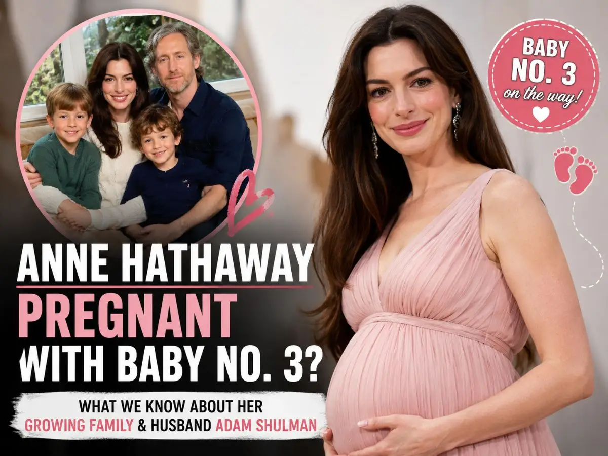 Anne Hathaway Pregnant With Baby No. 3 What We Know About Her Growing Family and Husband Adam Shulman