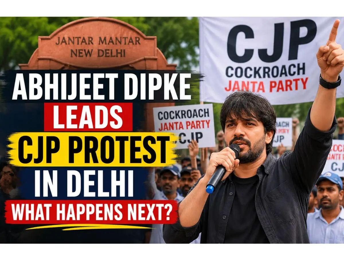 Abhijeet Dipke Leads CJP Protest in Delhi: What Happens Next?