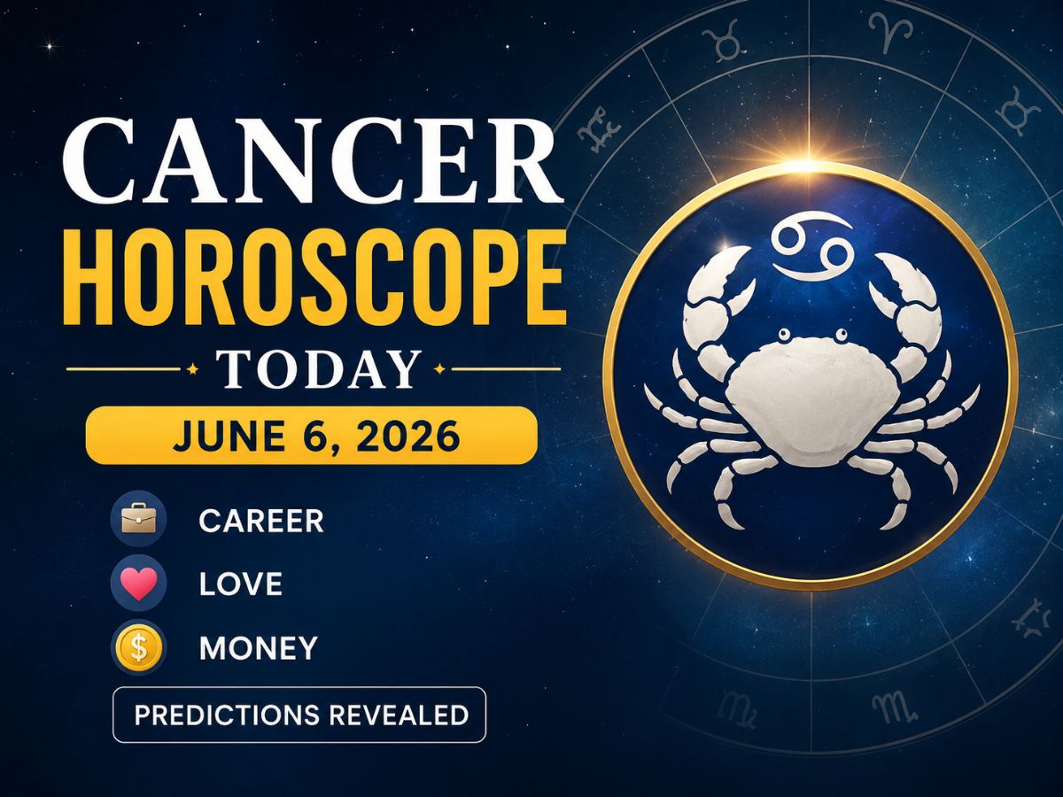 Cancer Daily Horoscope Today 6 June: Career, Love & Money Predictions Revealed 1 Cancer Daily Horoscope Today
