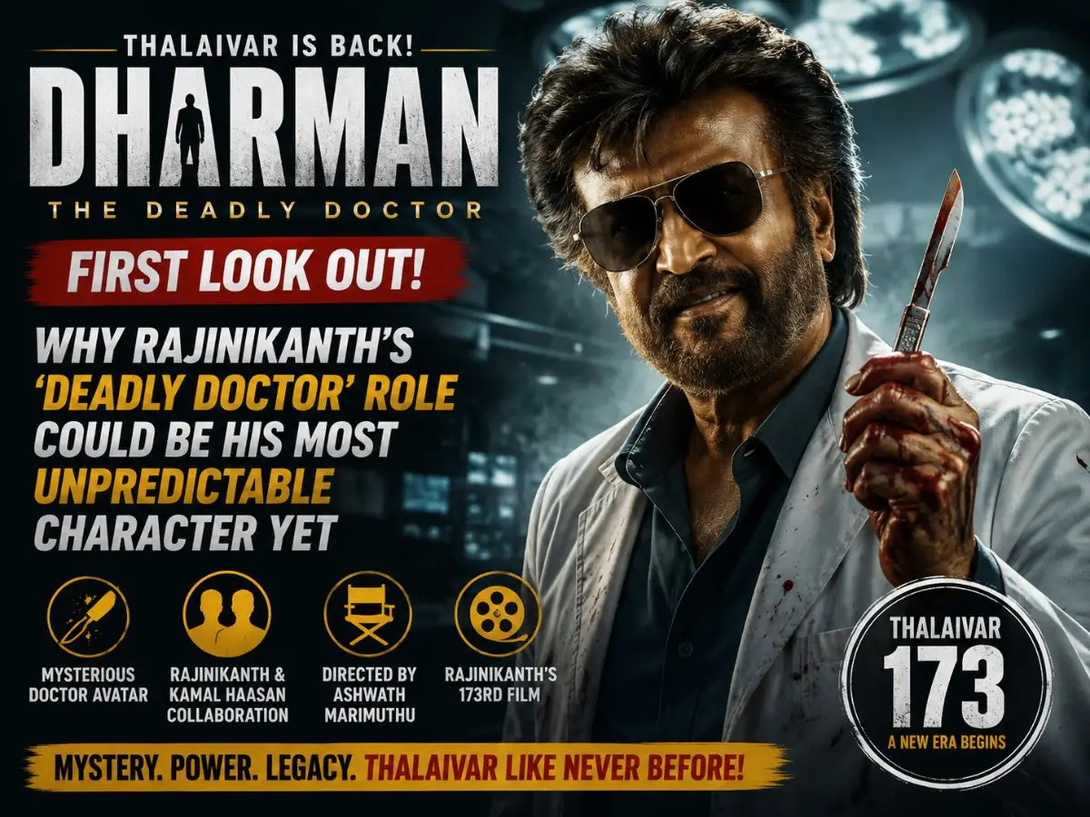 Dharman First Look Why Rajinikanth’s ‘Deadly Doctor’ Role Could Be His Most Unpredictable Character Yet