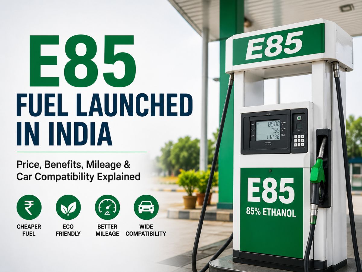 E85 Fuel Launched in India: Price, Benefits, Mileage & Car Compatibility Explained 1 E85 Fuel