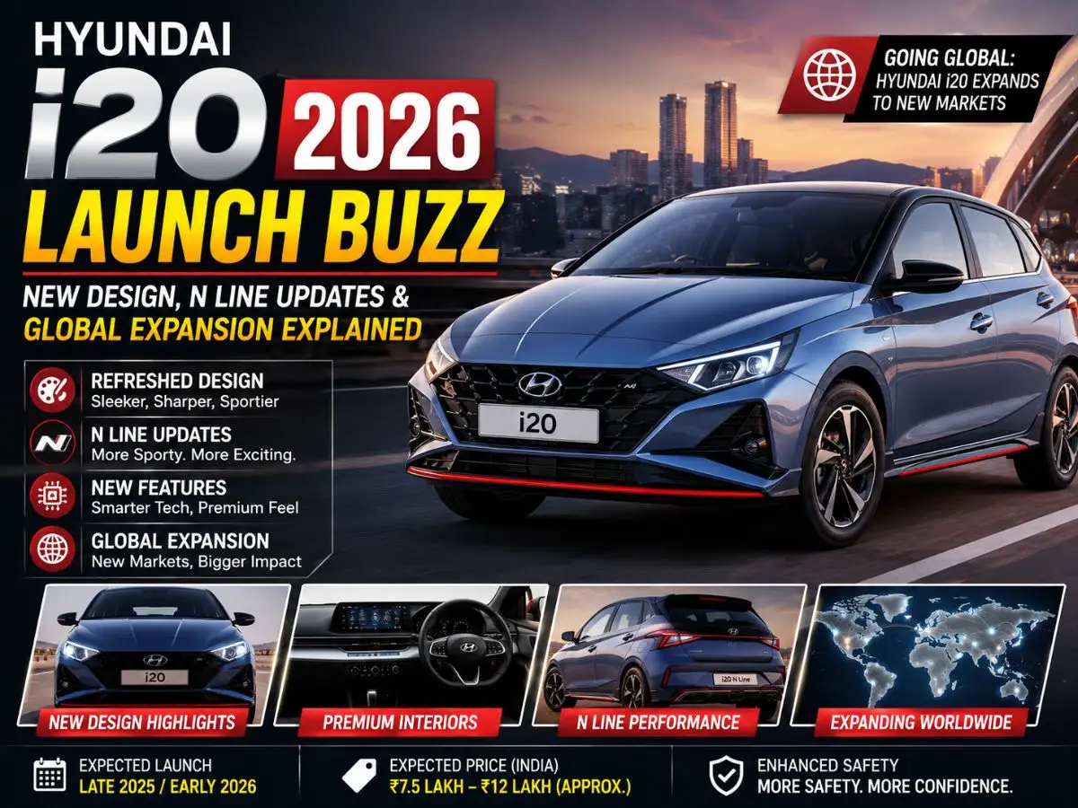 Hyundai i20 2026 Launch Buzz: New Design, N Line Updates & Global Expansion Explained