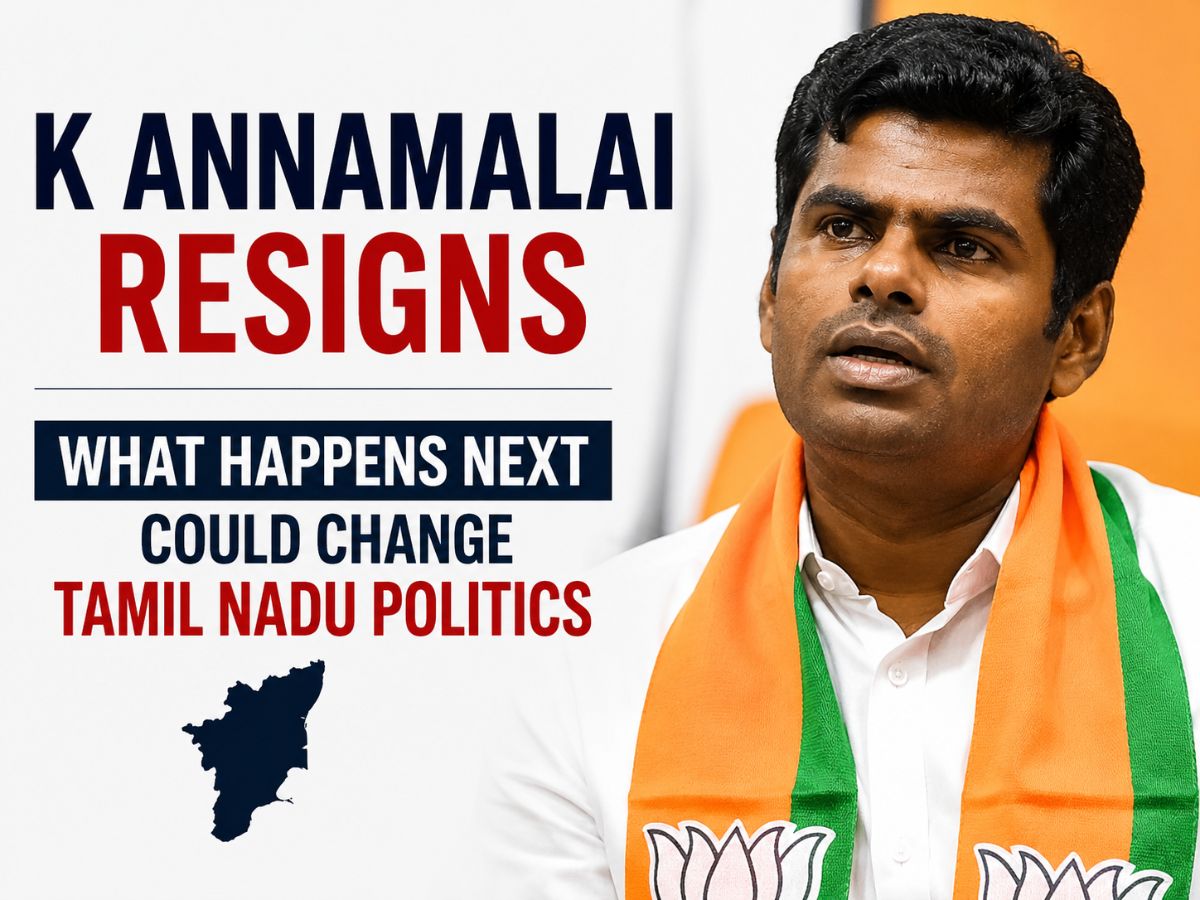 K Annamalai Resigns: What Happens Next Could Change Tamil Nadu Politics