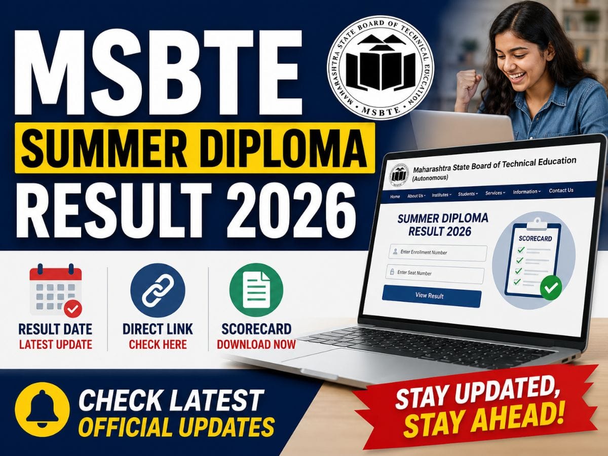 MSBTE Summer Diploma Result 2026: Result Date, Direct Link and Latest Scorecard Update