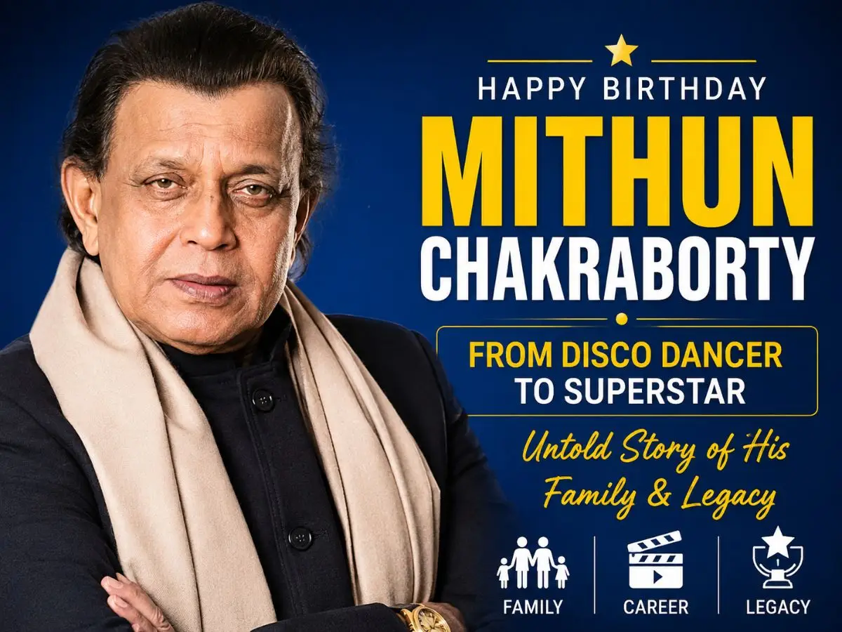 Mithun Chakraborty Birthday From Disco Dancer to Superstar - Untold Story of His Family & Legacy