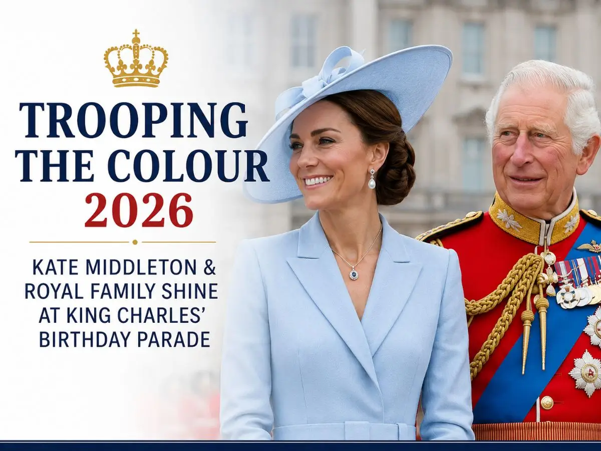 Trooping the Colour 2026 Kate Middleton & Royal Family Shine at King Charles’ Birthday Parade