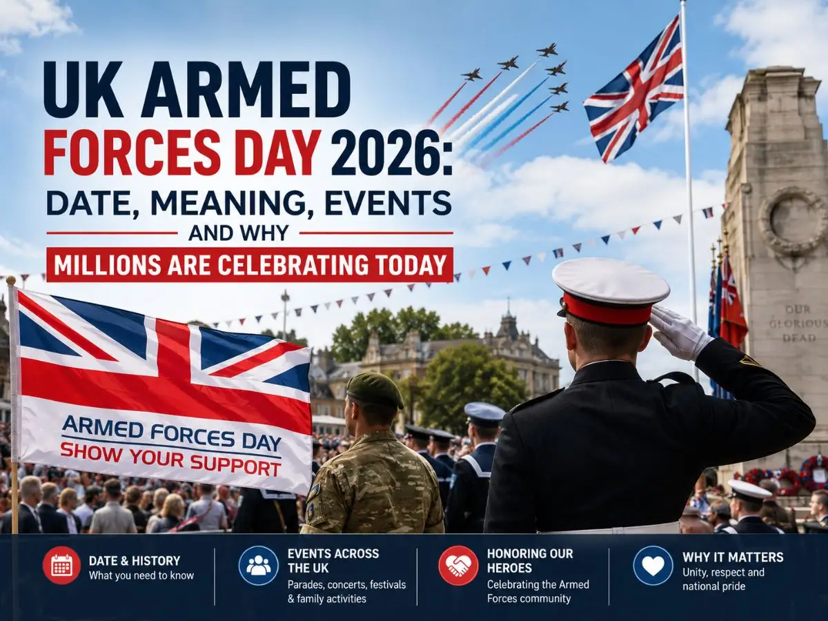 UK Armed Forces Day 2026 Date, Meaning, Events and Why Millions Are Celebrating Today