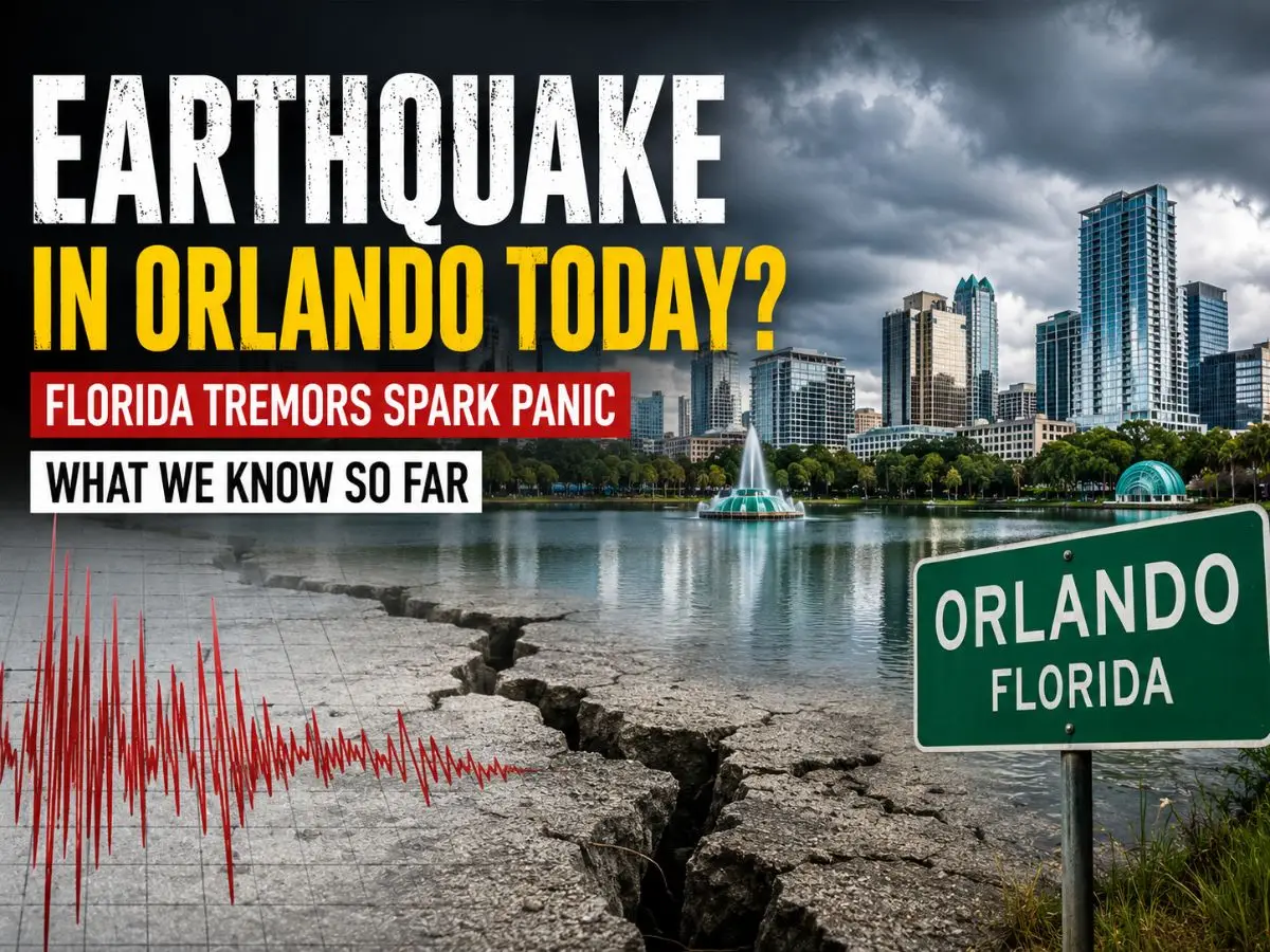 Earthquake in Orlando Today? Florida Tremors Spark Panic — What We Know So Far