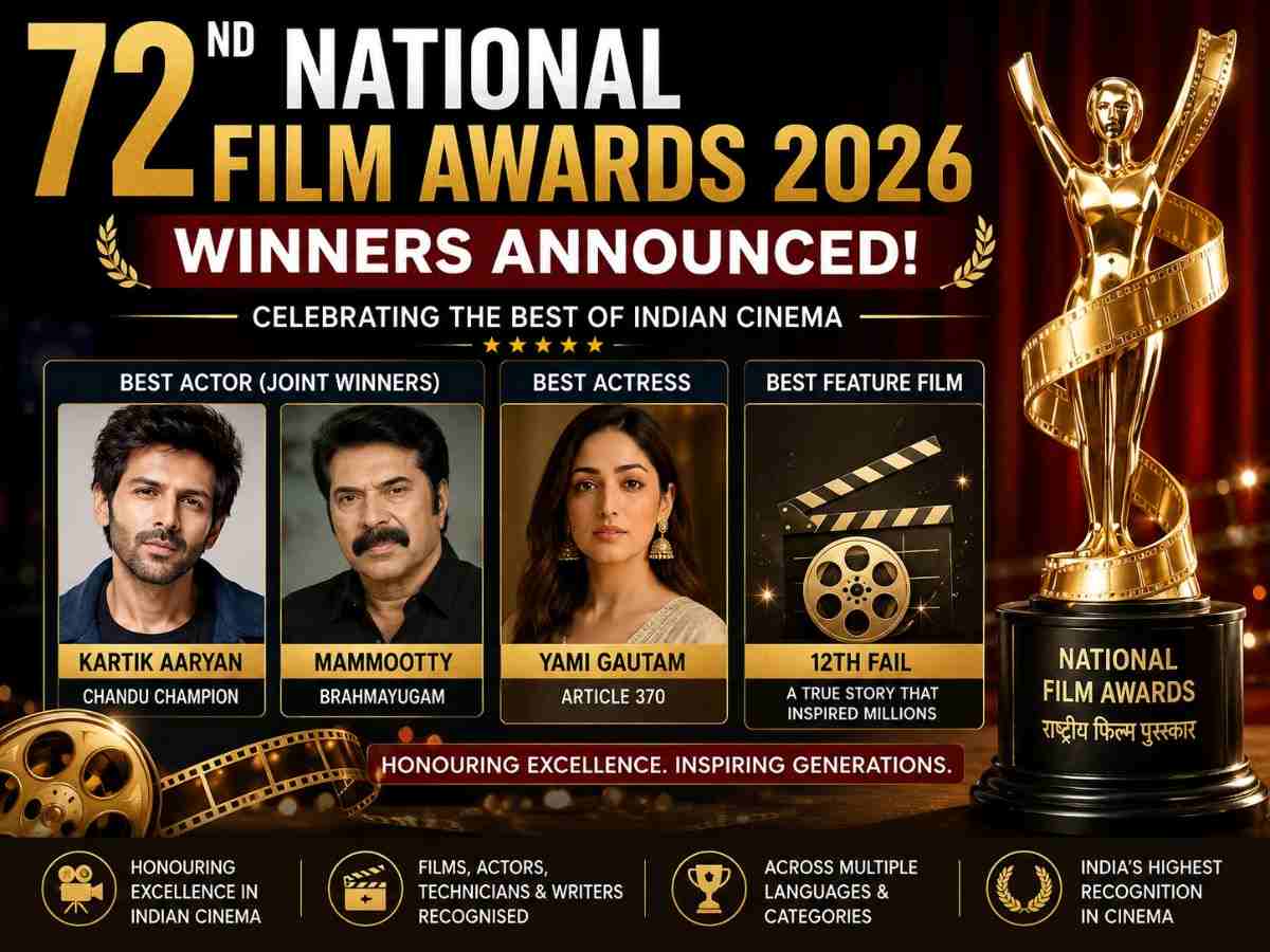 72nd National Film Awards 2026 Winners Announced Full Winners List, Best Actor, Best Actress
