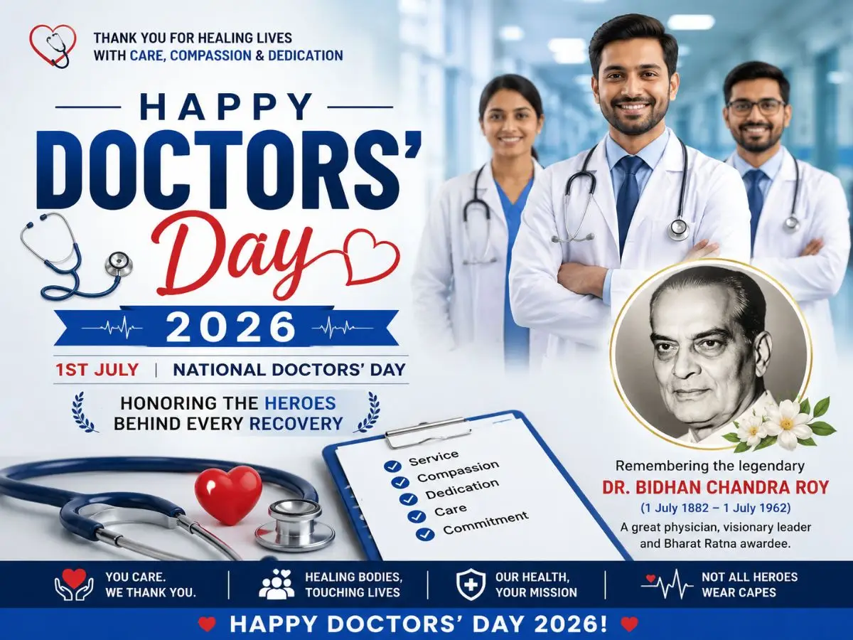 Happy Doctors Day 2026 History, Significance, Wishes, Quotes and Why July 1 Is Celebrated in India