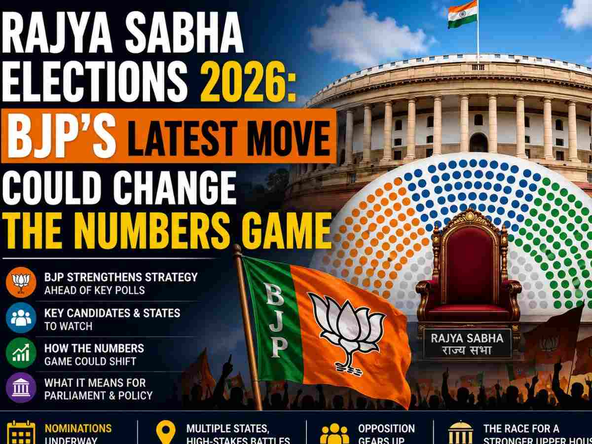Rajya Sabha Elections 2026: BJP’s Latest Move Could Change the Numbers Game