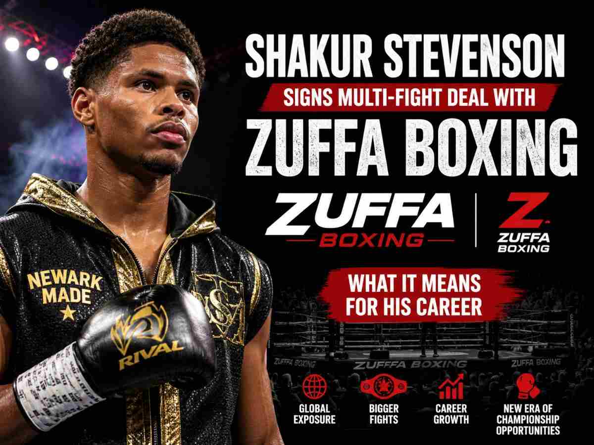 Shakur Stevenson Signs Multi-Fight Deal With Zuffa Boxing What It Means for His Career