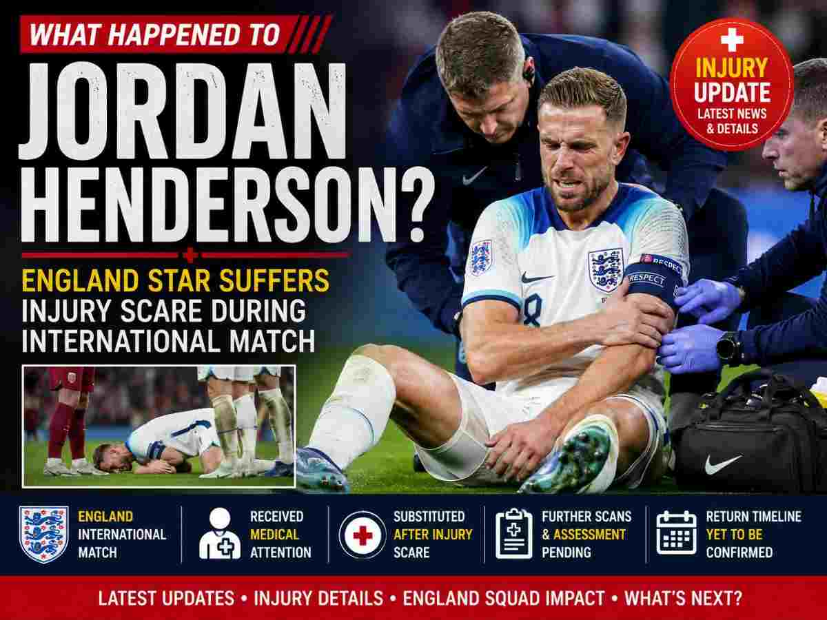 What Happened to Jordan Henderson? England Star Suffers Injury Scare During International Match