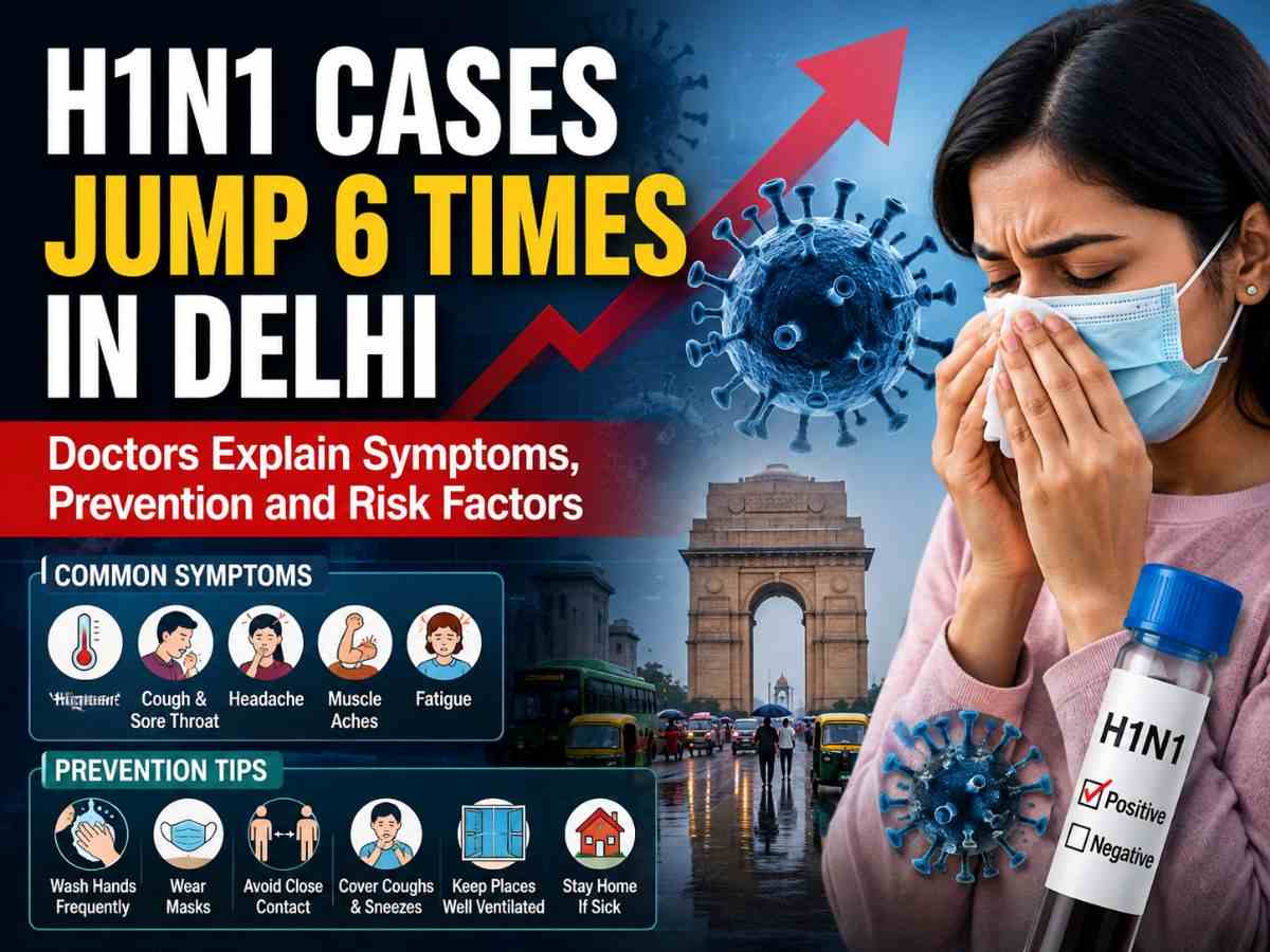 H1N1 Cases Jump 6 Times in Delhi: Doctors Explain Symptoms, Prevention and Risk Factors
