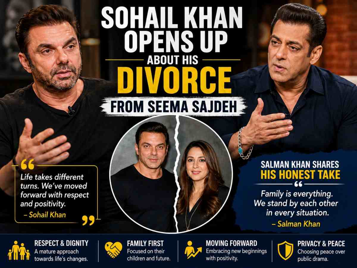 Sohail Khan Opens Up About His Divorce From Seema Sajdeh, Salman Khan Shares His Honest Take