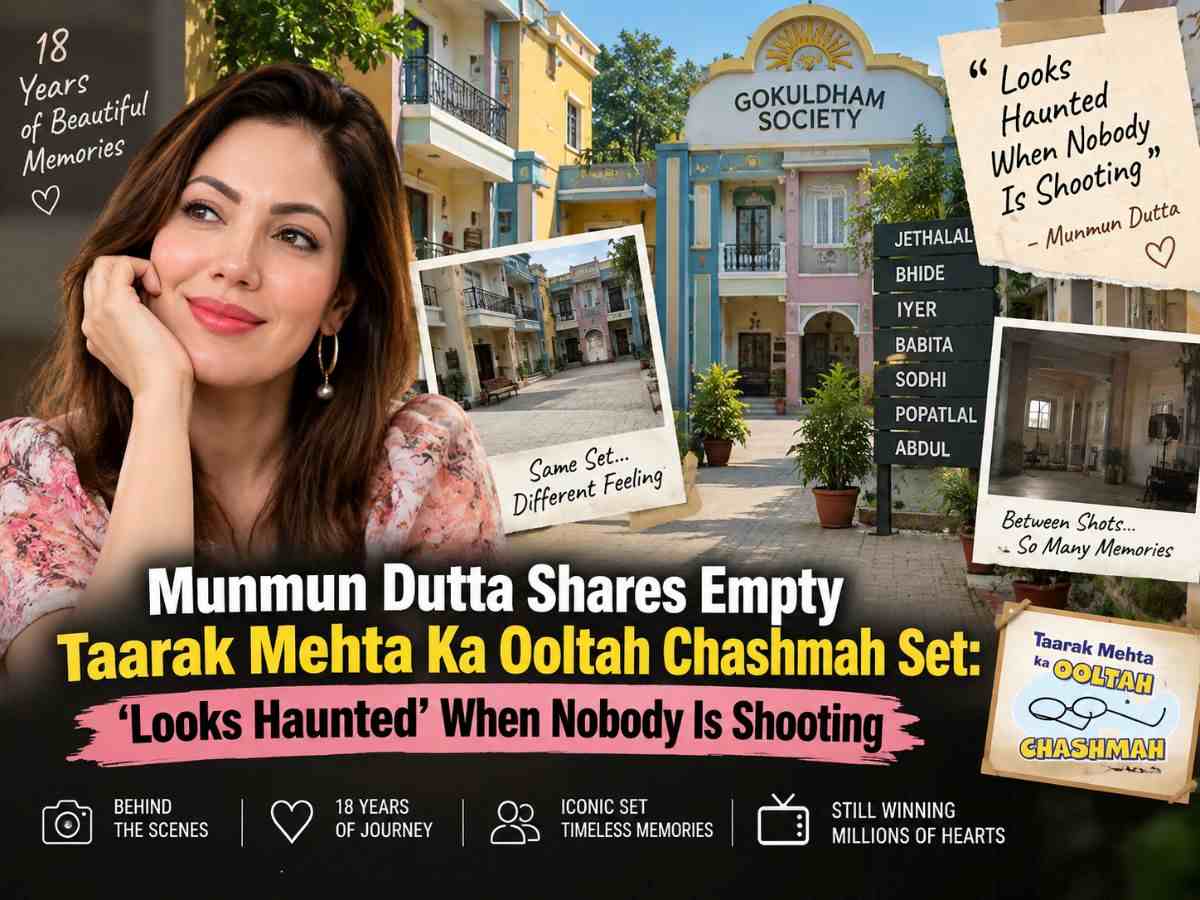 Munmun Dutta Shares Empty Taarak Mehta Ka Ooltah Chashmah Set: ‘Looks Haunted’ When Nobody Is Shooting